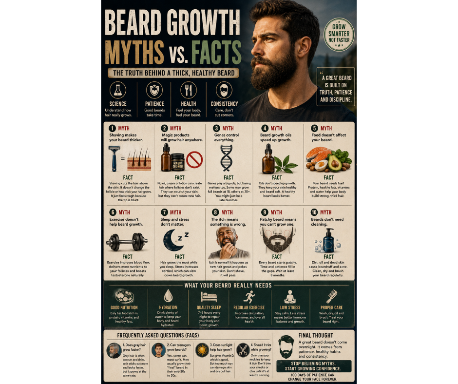 Beard Growth: Myths and Truths